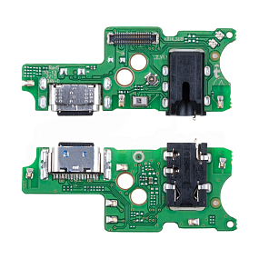 Шлейф Infinix Note 12 2023 (X676C) плата на системный разъем/разъем гарнитуры/микрофон - Премиум