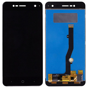 Дисплей для телефона ZTE Blade V8 mini в сборе с тачскрином Черный