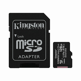 MicroSD 128Gb Kingston Class 10 UHS-I 170Mb/s +SD adapter