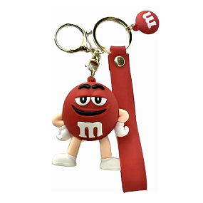 Брелок M&M красный