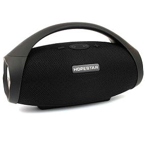 Колонка Hopestar H32 (Bluetooth/MicroSD/USB/FM/AUX/Microphone) влагозащищенная черный