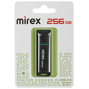 256Gb Mirex Spacer черная 2.0