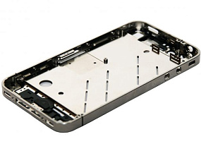 Средняя часть корпуса IPhone 4 серебро