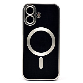 Кейс iPhone 17 силикон SafeMag SM027 белый
