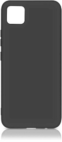 Силиконовый чехол Realme C20/C11 матовый черный