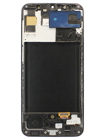 Дисплей для телефона Samsung A307F (A30s) модуль Черный - (OLED)