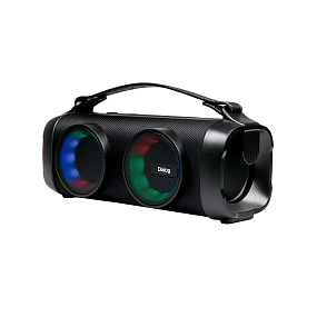 Колонка Dialog Progressive AP-12 (15W/RMS/BT/FM/USB reader/LED) черная