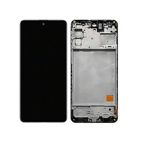 Дисплей для телефона Samsung M317F (M31s) модуль Черный - (OLED) (Small Size)