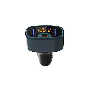 FM-модулятор C52s (Bluetooth, 2USB, Type-C,LED дисплей)