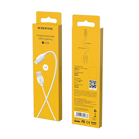 Дата кабель Type-C - Lightning Borofone BX19 3A 20W 1м белый