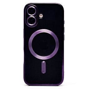 Кейс iPhone 17 силикон SafeMag SM027 фиолетовый