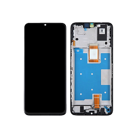 Дисплей для телефона Huawei Honor X7a/X7a Plus (RKY-LX1) модуль с рамкой Черный - Оригинал