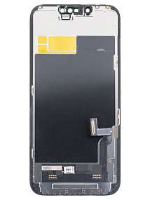 Дисплей для телефона iPhone 13 в сборе Черный - DD (Soft OLED, Full HD) (с верификацией = с привязко