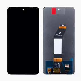 Дисплей для телефона Xiaomi Redmi 10 2022 (22011119UY) в сборе с тачскрином Черный - Оригинал