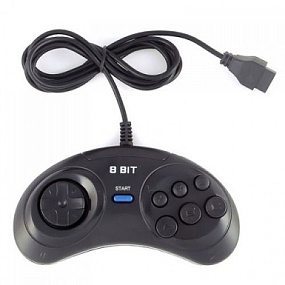 Джойстик Dendy Controller (форма Sega) 15 pin широкий разъём (для Power)