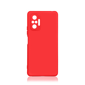 Силиконовый чехол Xiaomi Redmi Note 10 Pro DF красный