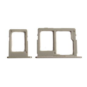 Контейнер SIM+MicroSD Samsung J530F/J730F (комплект 2 шт.) Золото