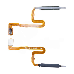 Шлейф Xiaomi Redmi Note 10 Pro 4G (M2101K6G) сканер отпечатка пальцев Черный