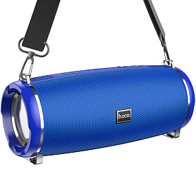 Колонка Hoco HC2 (Bluetooth/USB/FM/AUX) 10W синий