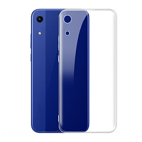 Силиконовый чехол Honor 8A/8A Pro/Y6 2019 прозрачный