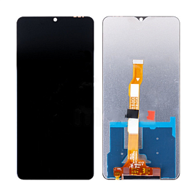 Дисплей для телефона Vivo Y27s (V2322) в сборе с тачскрином Черный - Оригинал