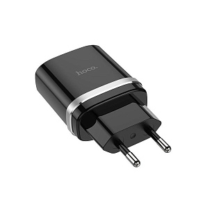 СЗУ-USB Hoco C12Q 1 выход 3A QC 3.0 черный(УЦЕНКА)повр. упак