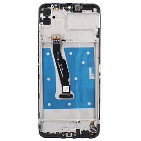 Дисплей для телефона Huawei Honor 9A/Y6p (MOA-LX9N/MED-LX9N) модуль с рамкой Черный - Оригинал