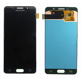 Дисплей для телефона Samsung A510F/A5 (2016) в сборе с тачскрином Черный - AA (TFT) с регулировкой п