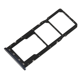Контейнер SIM Samsung A750F (A7 2018) Черный