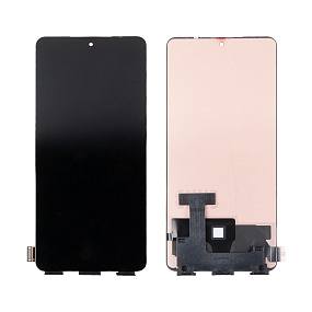 Дисплей для телефона Samsung M556B (M55 5G) в сборе с тачскрином Черный - Оригинал