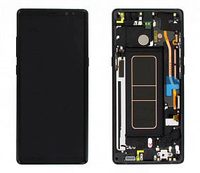 Дисплей для телефона Samsung N950F (Note 8) модуль Черный - Оригинал