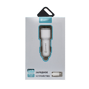 АЗУ micro USB Connect 2A белый