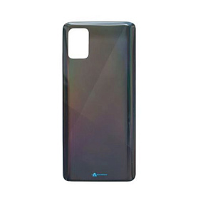 корпус для телефона Samsung A515F (A51) Задняя крышка (черный)