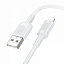 Дата кабель lightning - USB Borofone BX111 Feliz 2.4A белый 1м
