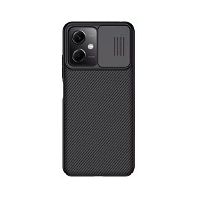 Силиконовый чехол Xiaomi Redmi Note 12 Pro 4G с закрытой камерой черный