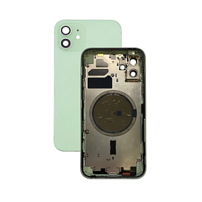 Корпус iPhone 12 Зеленый Orig fabric(УЦЕНКА)нет сим лотка,1 кнопки 
