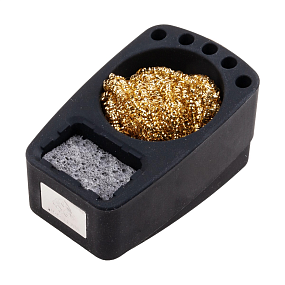 Очиститель жал паяльника 3 в 1 (щетка, губка, латунная стружка)