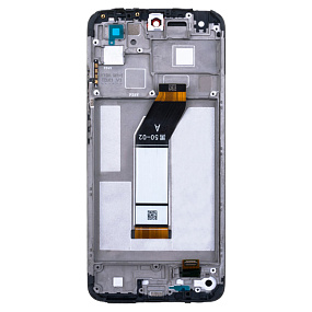 Дисплей для телефона Xiaomi Redmi 10 (21061119DG) модуль с рамкой Черный - Оригинал