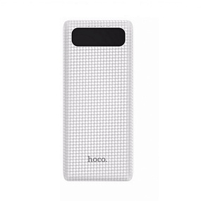 Портативное зарядное устройство Hoco B20A QC 2 USB 20000mAh LCD белый