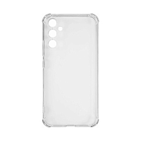 Силиконовый чехол для Samsung S936 Galaxy S25 Plus DF противоударный прозрачный 