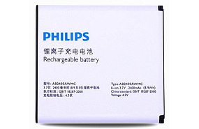 АКБ ORIG для телефона Philips W6500/W732/W737/W832 (AB2400AWMC) тех. упаковка