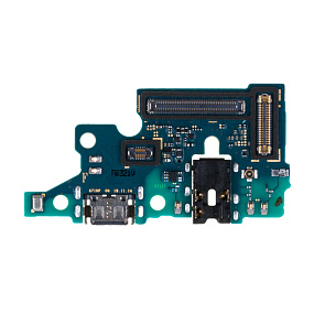 Шлейф Samsung A715F (A71) плата системный разъем/разъем гарнитуры/микрофон - Премиум