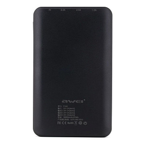 Портативное зарядное устройство Awei P56K 30000mAh черный