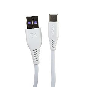 Дата кабель Type-C - USB Dudao L2 2м 5A белый