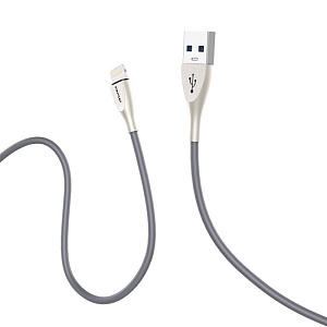 Дата кабель lightning - USB Awei CL-15 серый