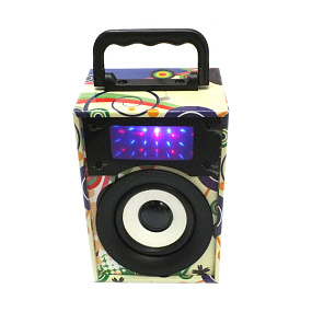 Колонка KTS-668A (Bluetooth/MicroSD/USB/FM/AUX) с рисунком 1