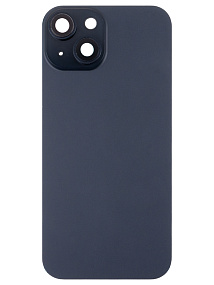 Задняя крышка iPhone 15 в сборе со стеклом камеры Черный orig fabric с креплением