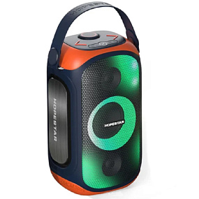 Колонка Hopestar Party 300 (Bluetooth/MicroSD/USB/AUX/Microphone) 80W черный(УЦЕНКА)б/у.не раб.подсв