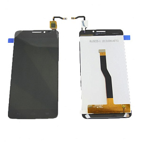 Дисплей для телефона Alcatel OT-6043D (Idol X+) в сборе с тачскрином Черный