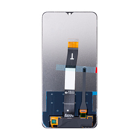 Дисплей для телефона Xiaomi Redmi 12C/Poco C55 (22120RN86G) в сборе Черный - Оригинал 100